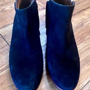 Sam Edelman Black suede Ankle Booties Size 8